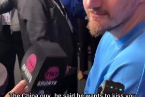 杨瀚森说想亲你！约基奇：有意思~或是言语误会，下次我抱一抱他